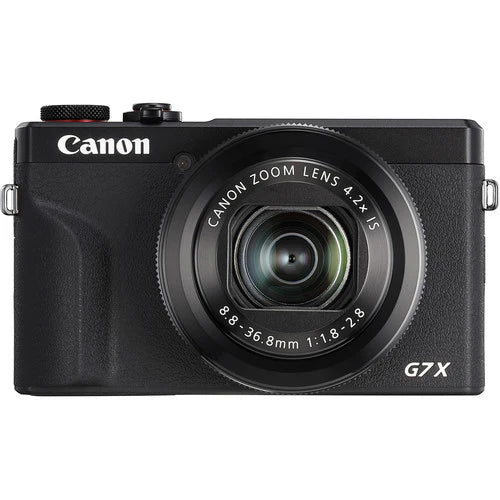 Canon PowerShot G7 X Mark III 4K Vlogging Camera | 20.1MP, Wi-Fi, Bluetooth – Black