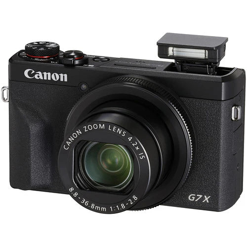 Canon PowerShot G7 X Mark III 4K Vlogging Camera | 20.1MP, Wi-Fi, Bluetooth – Black